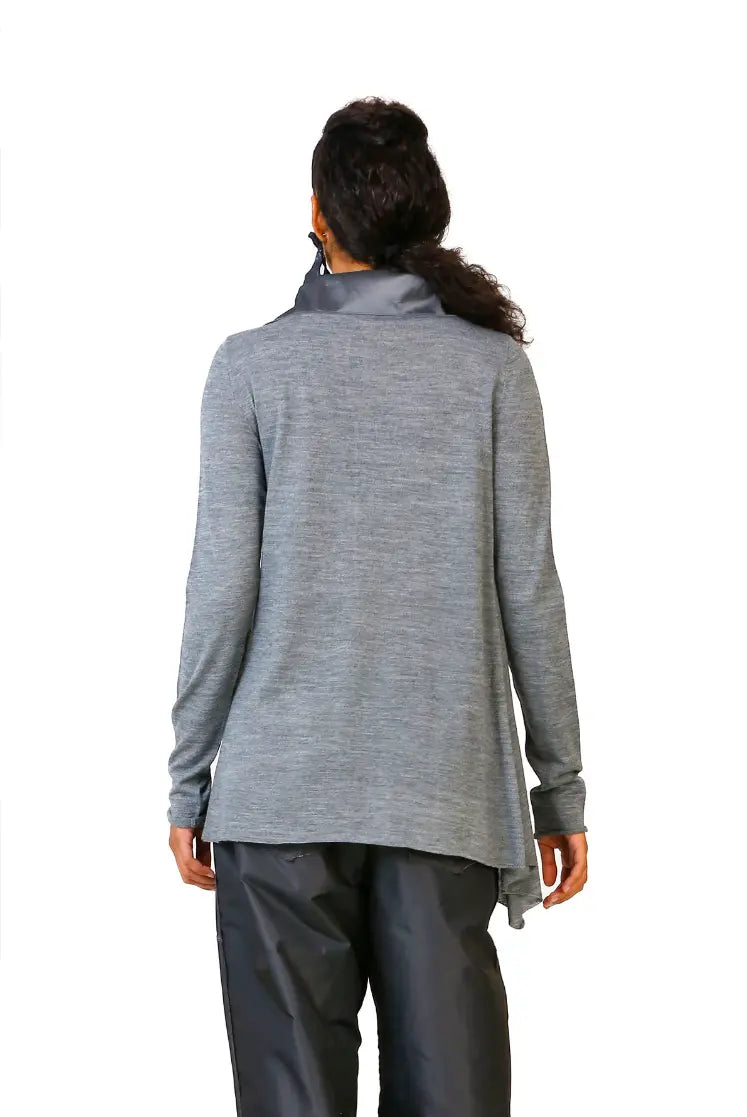 Bize 24W-BT045 Big Pointed Collar Knitwear Sweater Bize