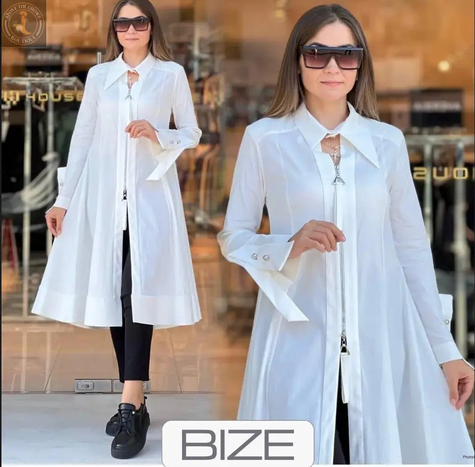 Bize 24W-BZ101 Women's Long Blouse Bize