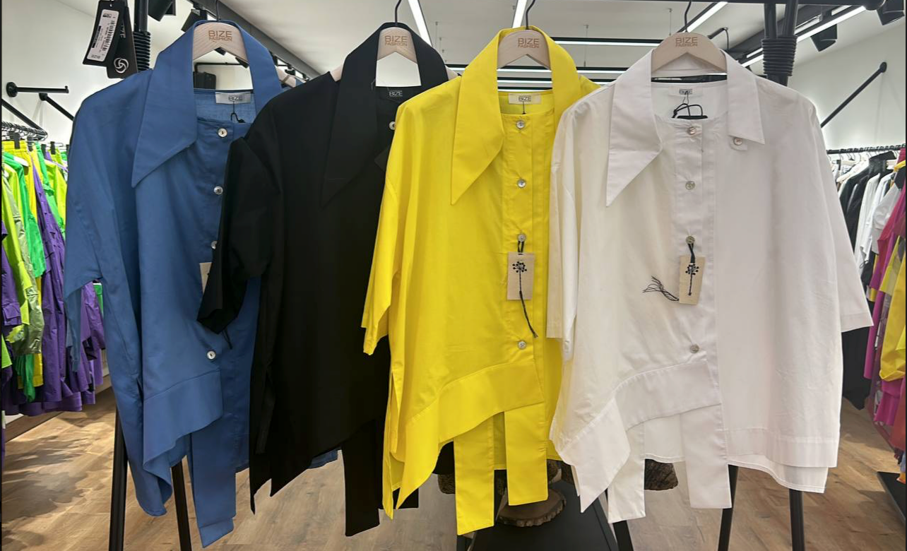 Bize 922 Oversized Blouse - European Style, Relaxed Fit - Above The Crowd Boutique Bize