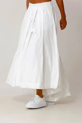 Bize Balloon Women White Skirt BZ5546 Bize