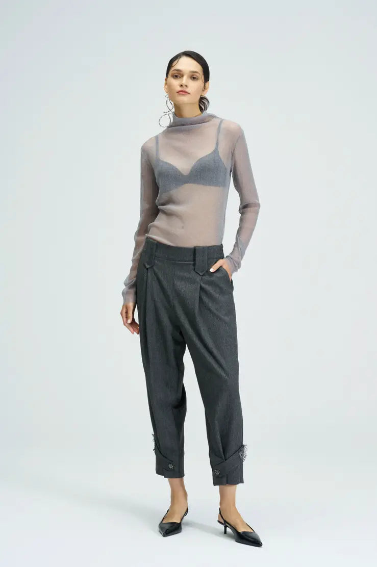 Bize Belted Leg Trousers 24W-BC7003 Bize