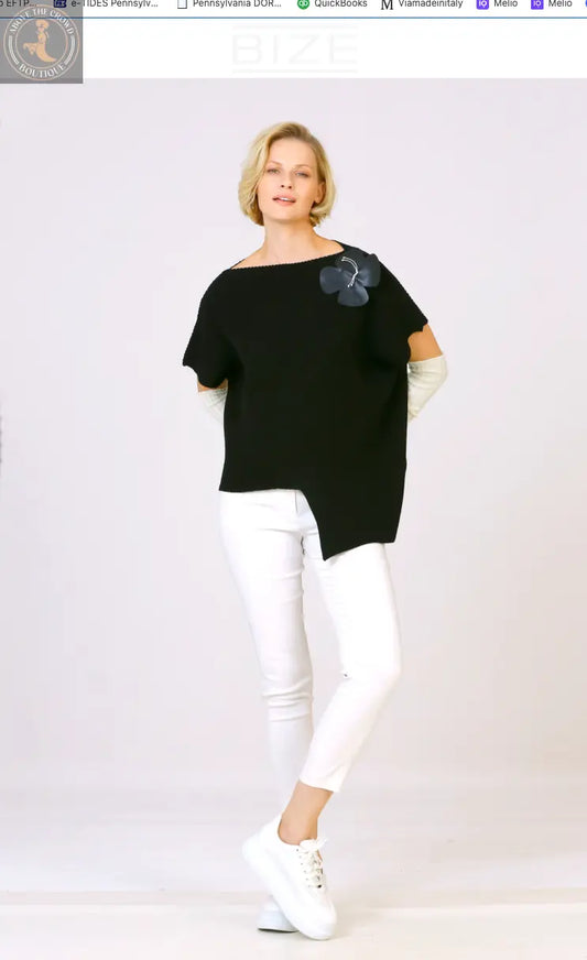 Bize Boat Neck Poncho Blouse 24W-BT055 Bize