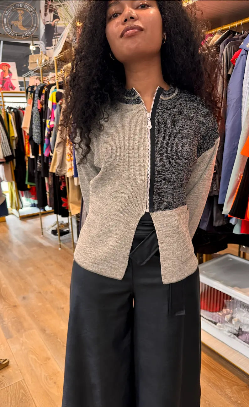 Bize Color Combination Cardigan BZTH-1023 Bize