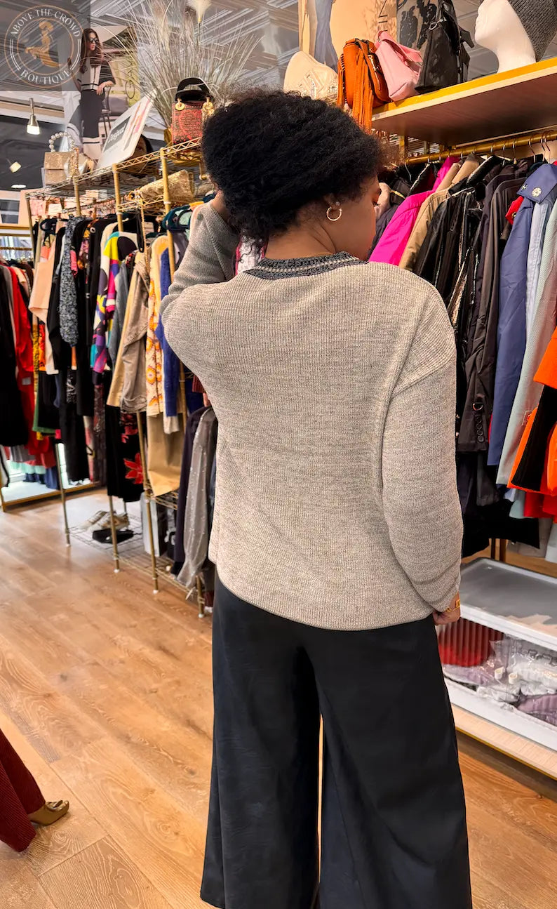 Bize Color Combination Cardigan BZTH-1023 Bize