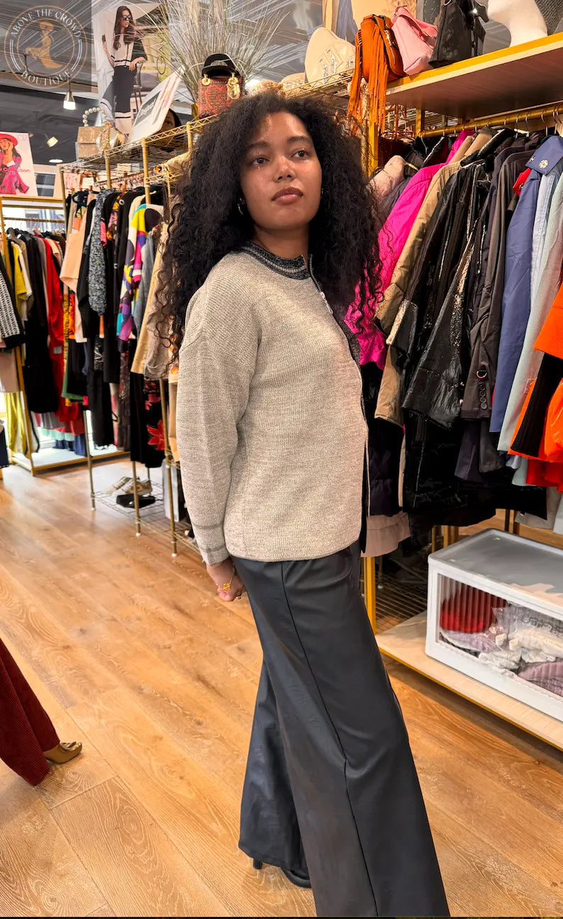 Bize Color Combination Cardigan BZTH-1023 Bize