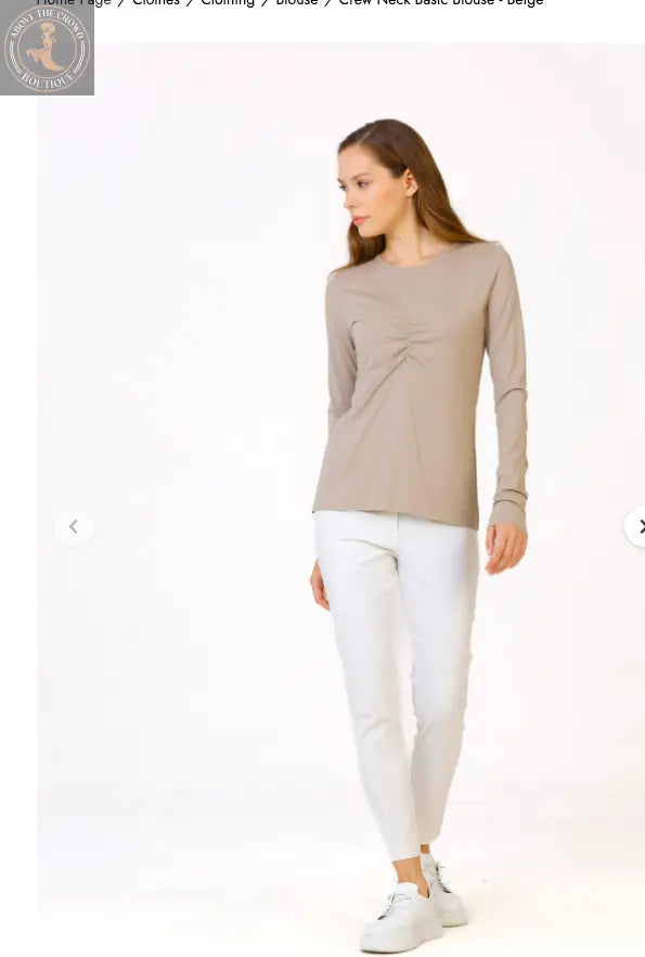 Bize Crew Neck Basic Blouse 24W-BZ140 Bize