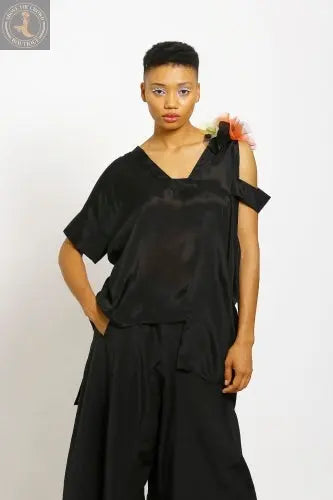 Bize Decorated Shoulder Blouse BZE136 Bize