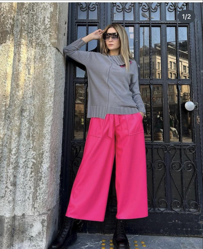 Bize Faux Leather Pants 5440 Bize