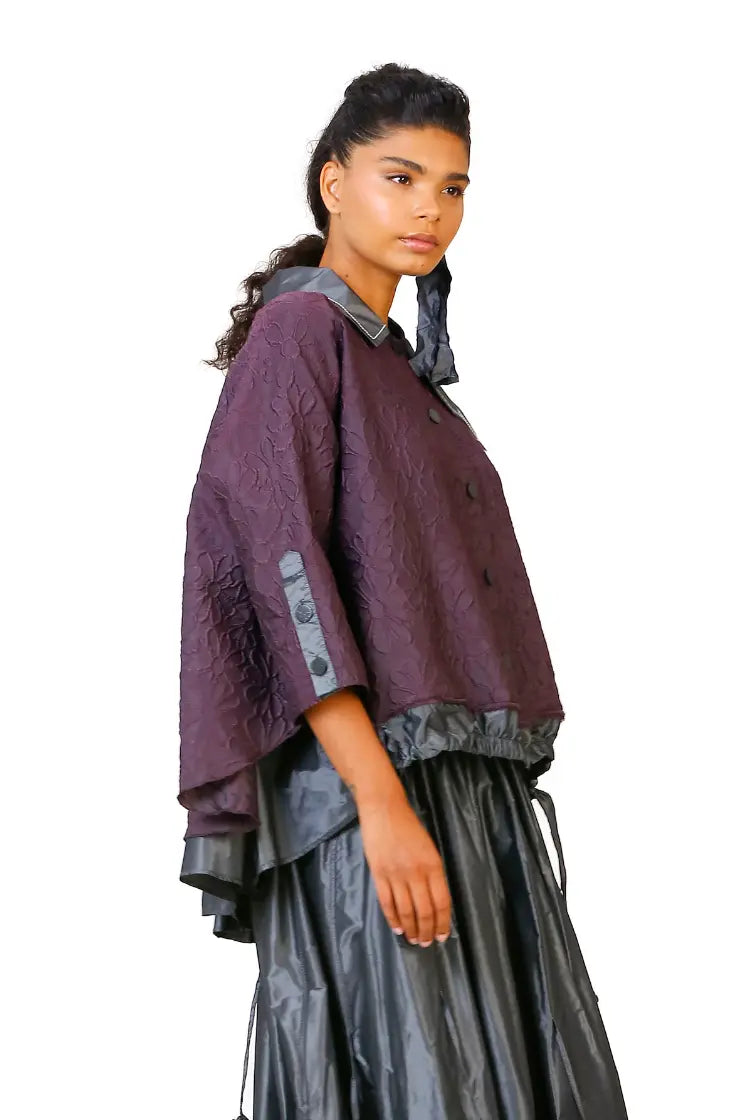 Bize Floral Printed Double Color Jacket 24W-BC5017 Bize