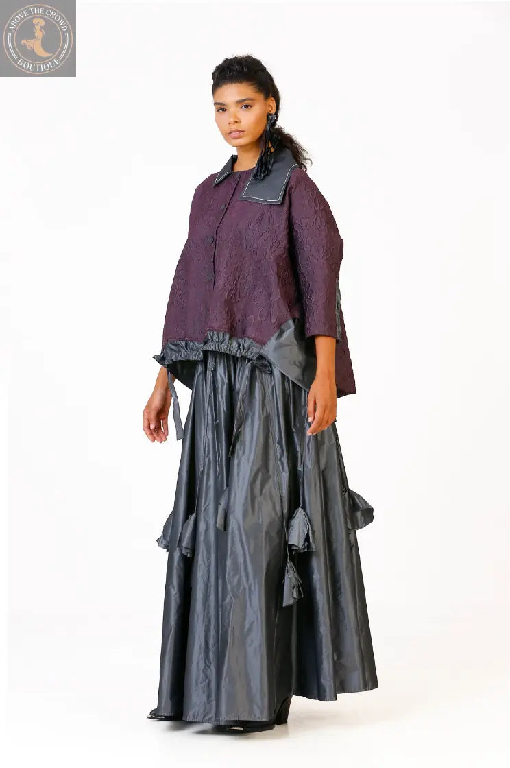 Bize Floral Printed Double Color Jacket 24W-BC5017 Bize