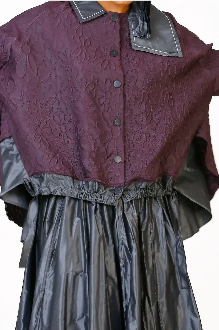 Bize Floral Printed Double Color Jacket 24W-BC5017 Bize