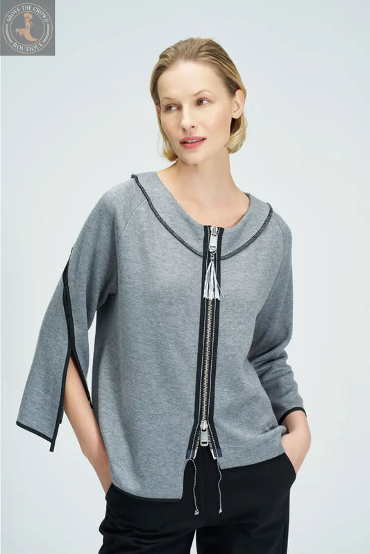 Bize Gray Cardigan 24W-BZ1029 Bize