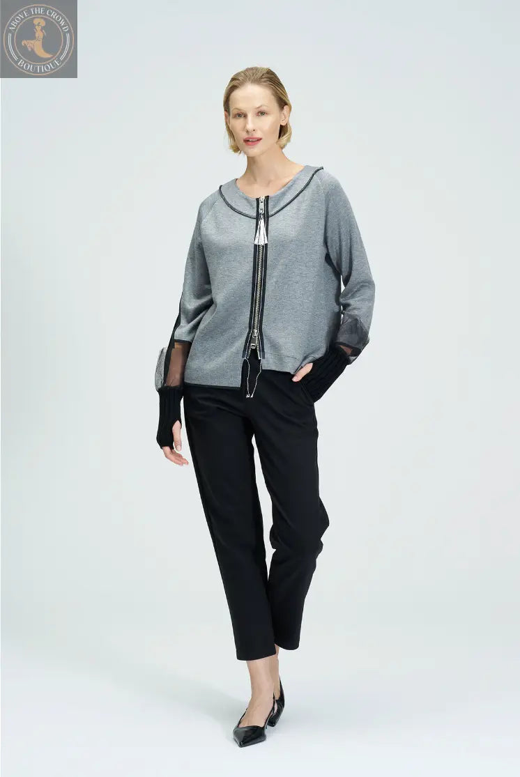 Bize Gray Cardigan 24W-BZ1029 Bize