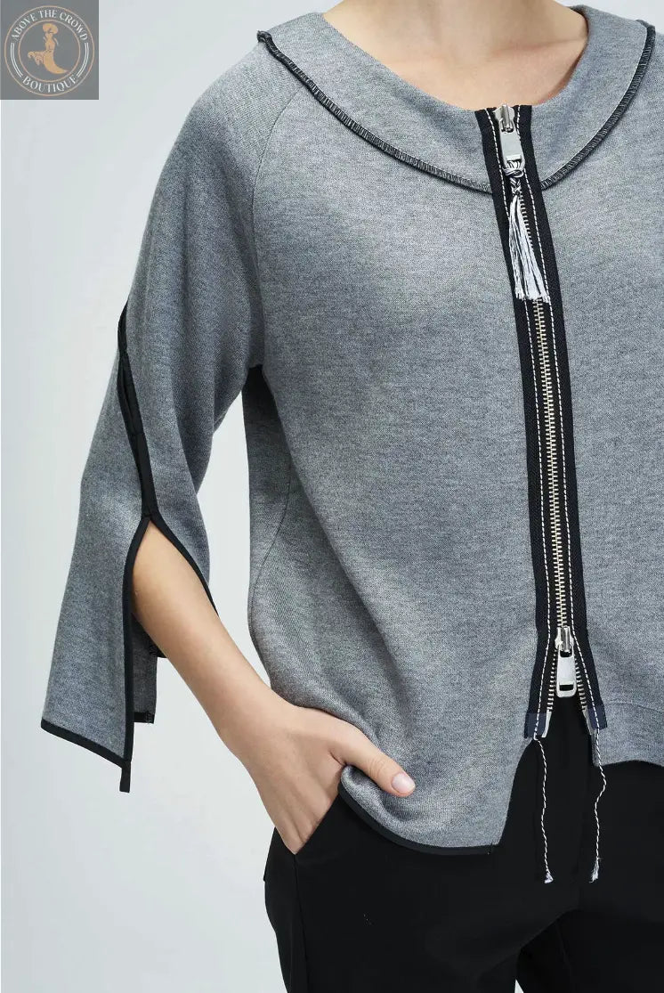 Bize Gray Cardigan 24W-BZ1029 Bize