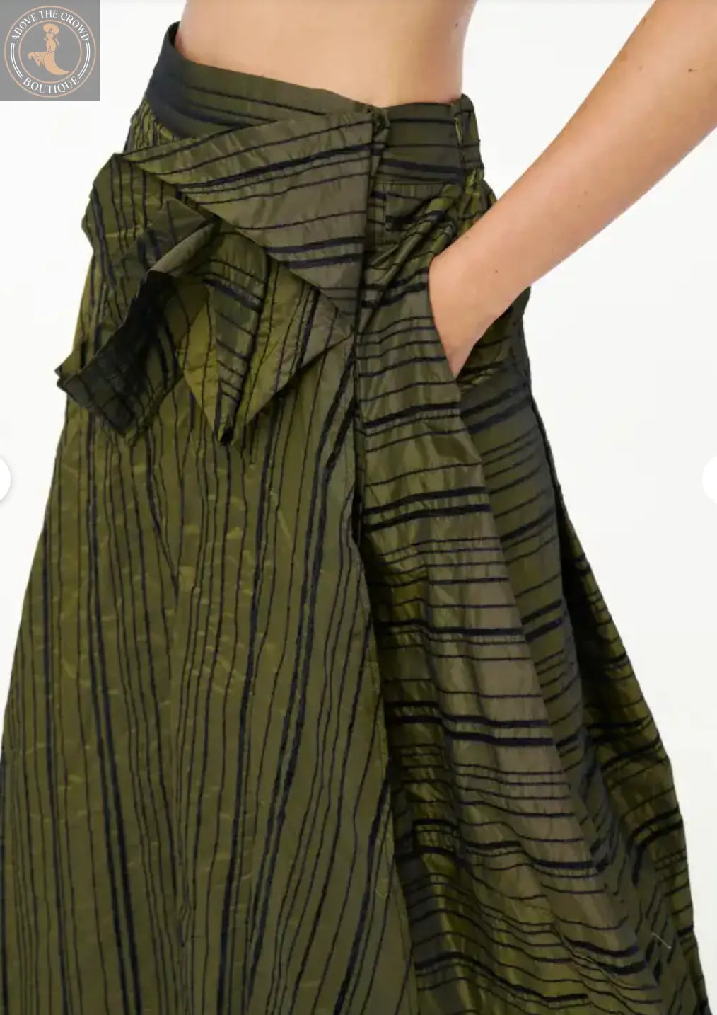 Bize Janus Green Skirt - Above the Crowd Boutique