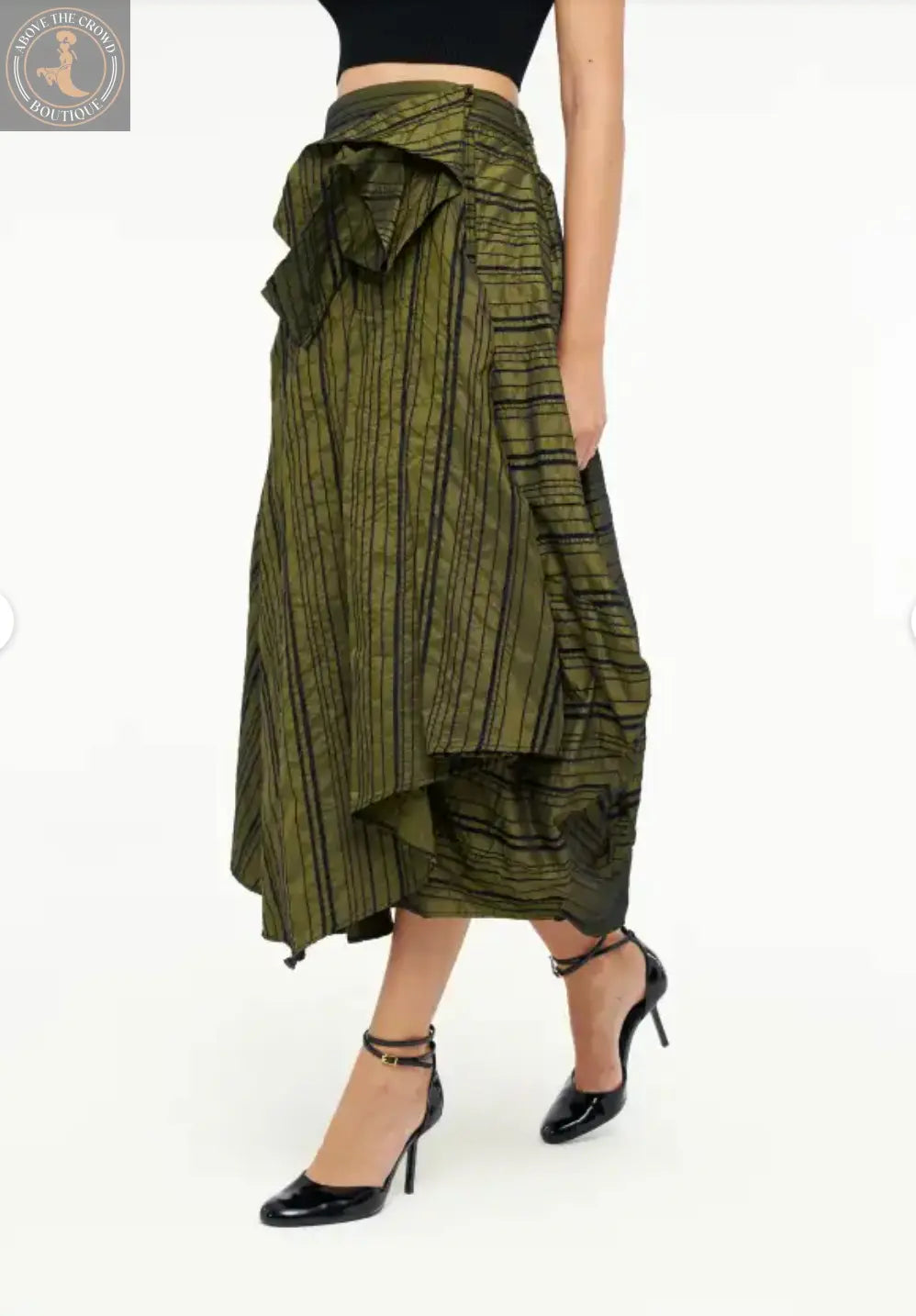 Bize Janus Green Skirt - Above the Crowd Boutique