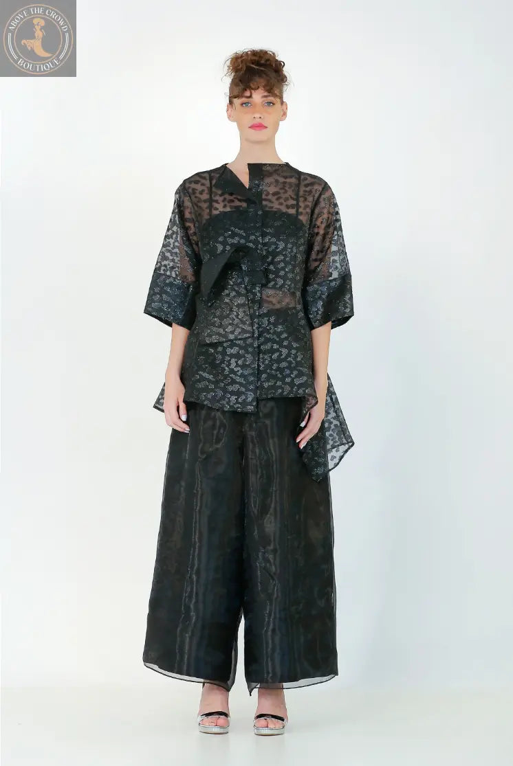 Bize Leopard Tulle Jacket 24SS-BZE1169 Bize