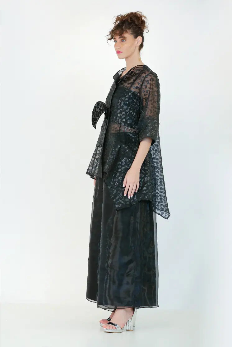 Bize Leopard Tulle Jacket 24SS-BZE1169 Bize