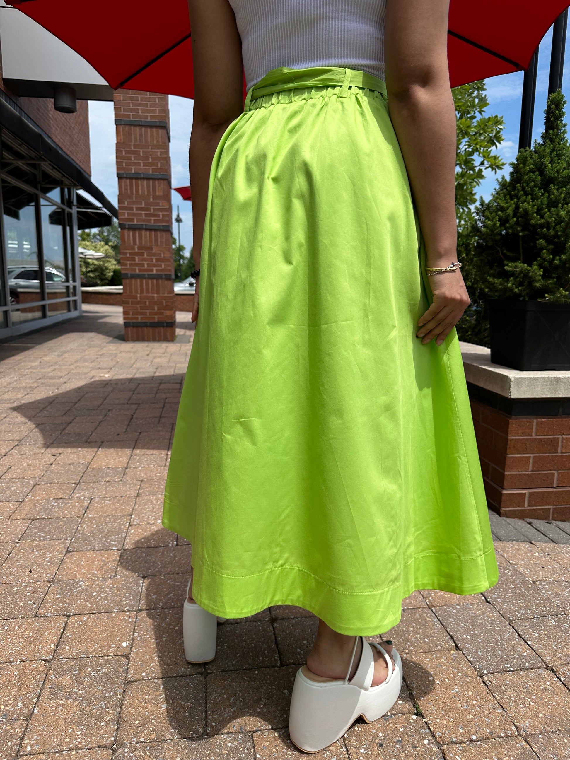 Bize Lime Green Skirt BZ5607 Bize