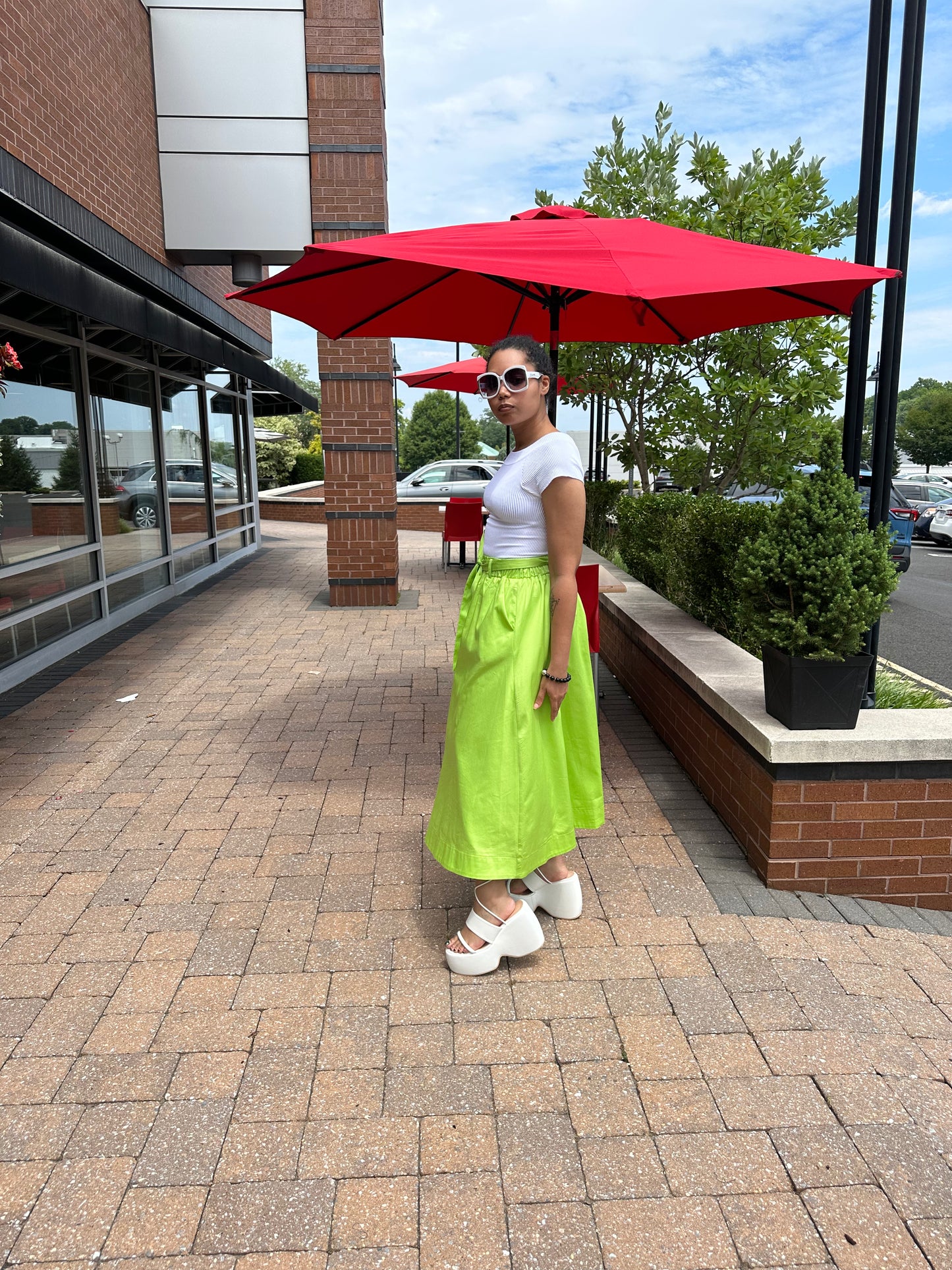 Bize Lime Green Skirt BZ5607 Bize