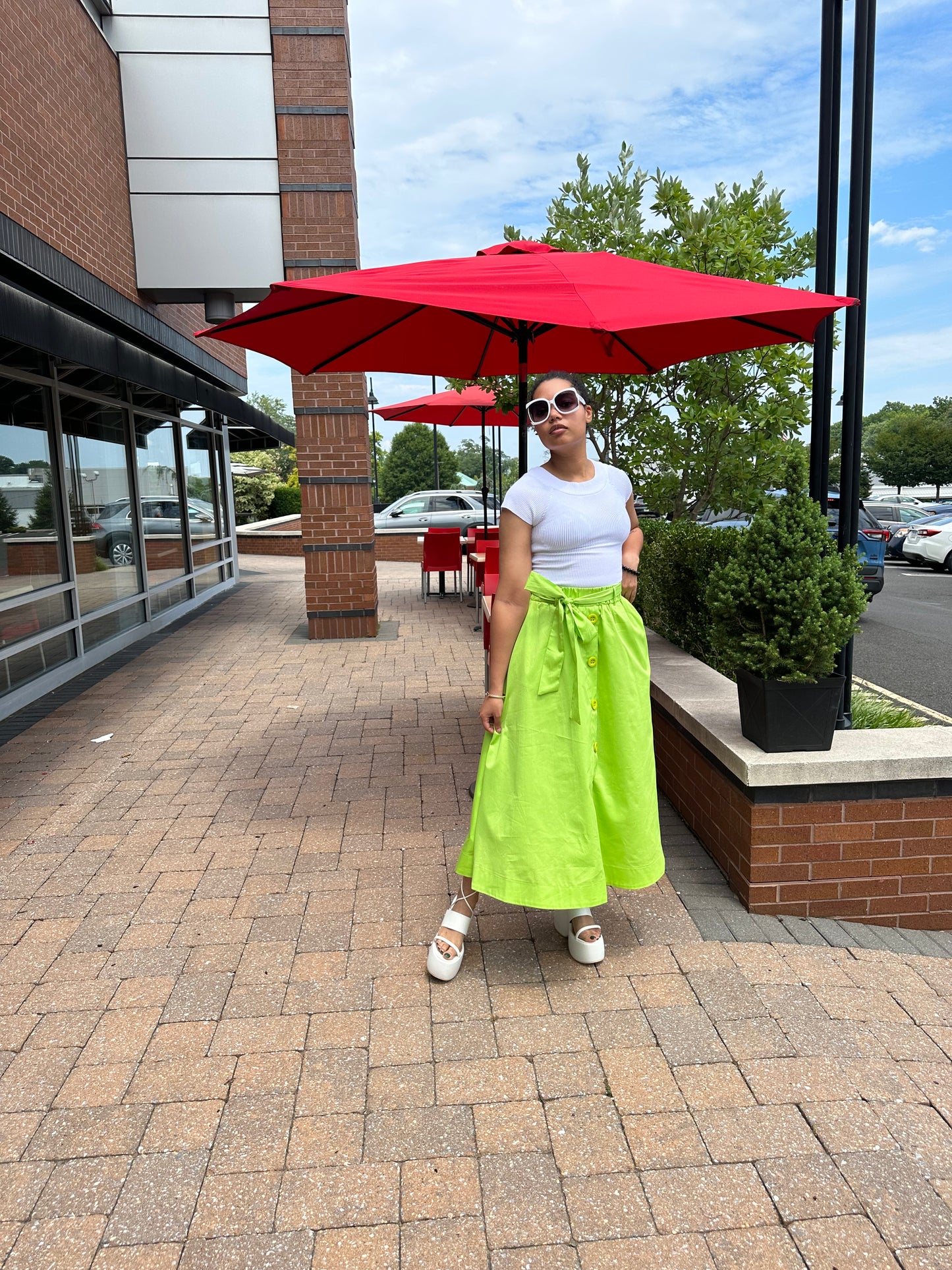 Bize Lime Green Skirt BZ5607 Bize