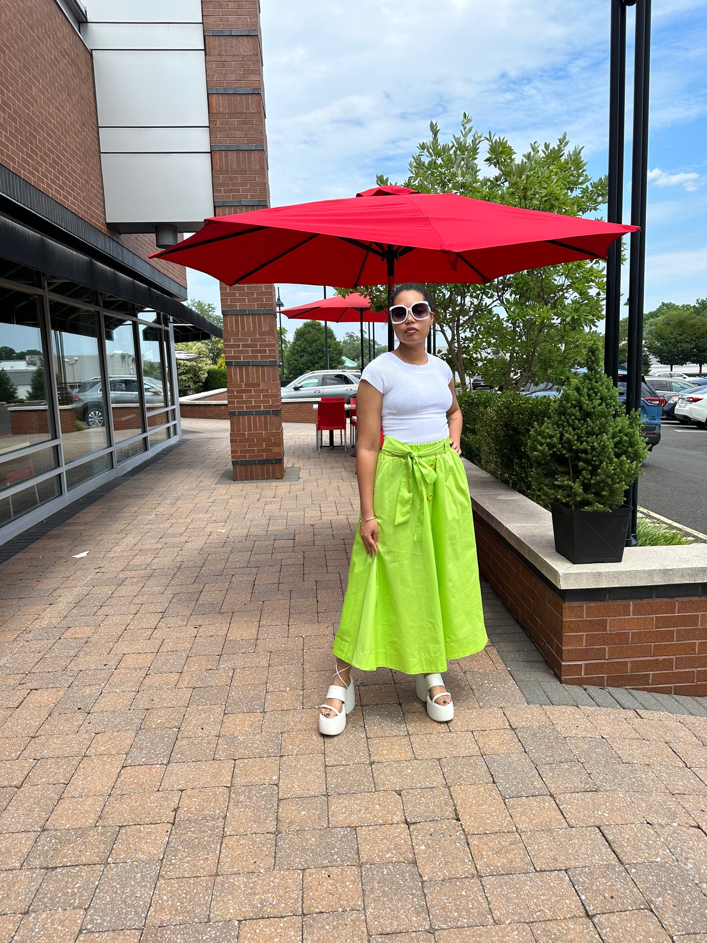 Bize Lime Green Skirt BZ5607 Bize