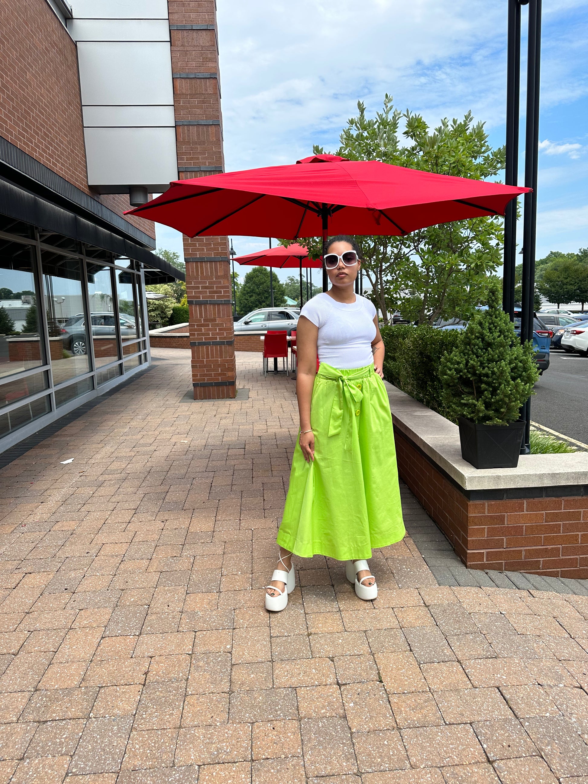 Bize Lime Green Skirt BZ5607 Bize