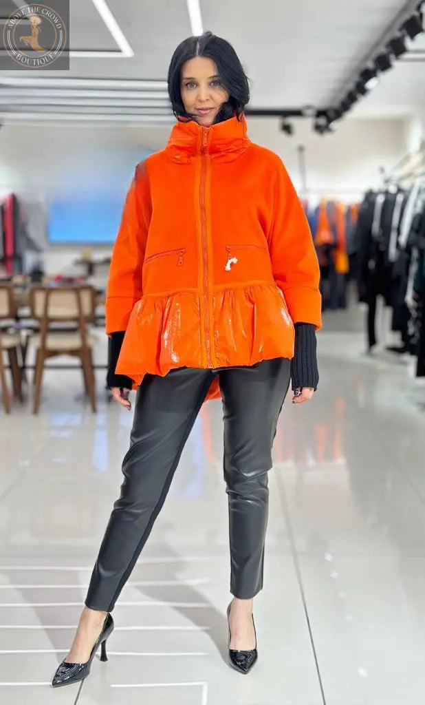 Bize Orange Combination Jacket BZE1111 Bize