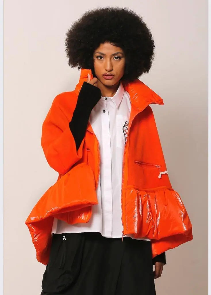 Bize Orange Combination Jacket BZE1111 Bize