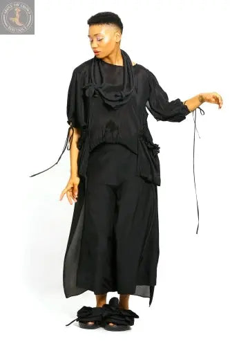 Bize Pleated Pocket Gloss Blouse BZE145 Bize