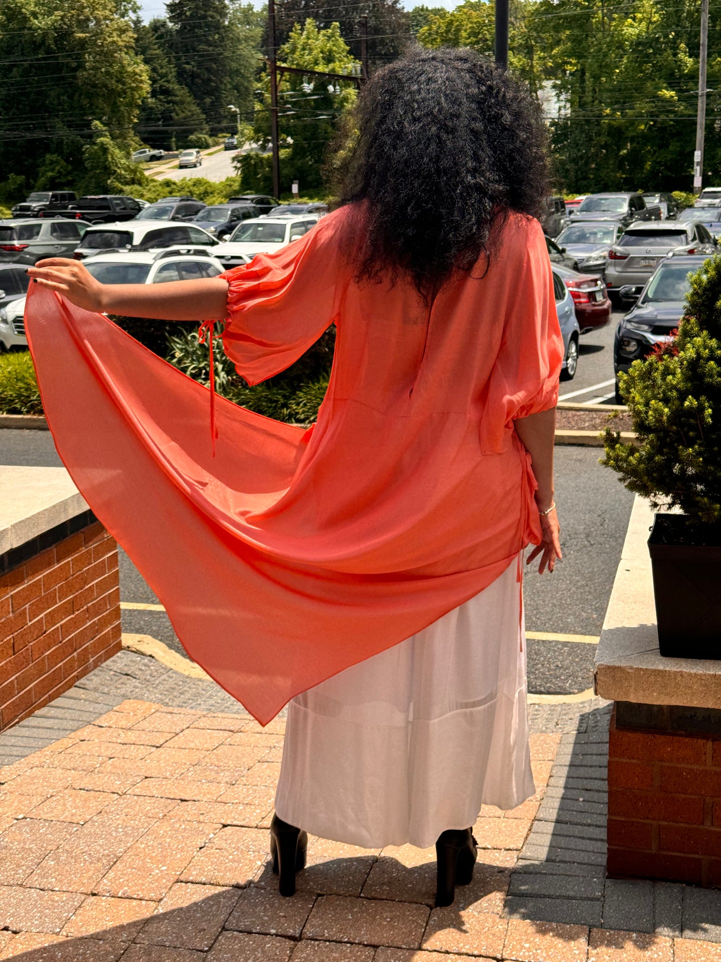 Bize Pleated Pocket Gloss Blouse BZE145 Bize