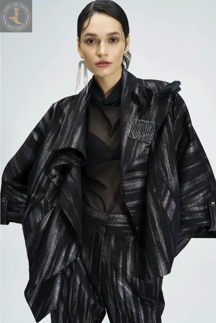 Bize Printed Jacket 24W-BK8213 Bize