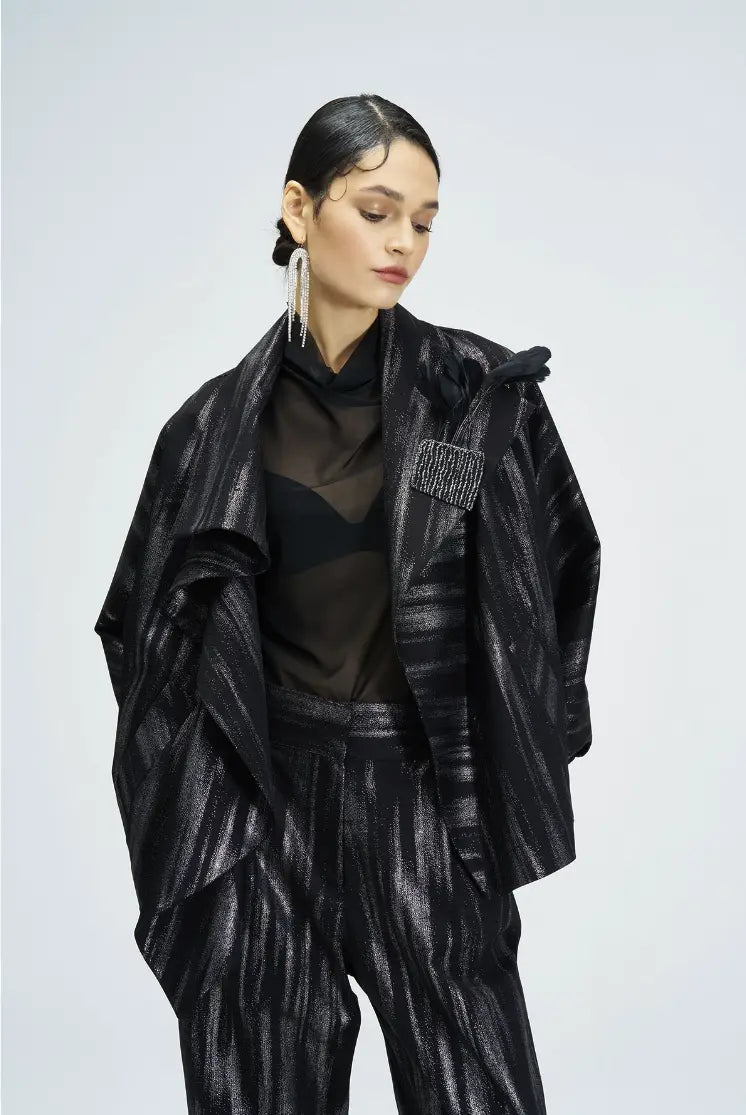 Bize Printed Jacket 24W-BK8213 Bize