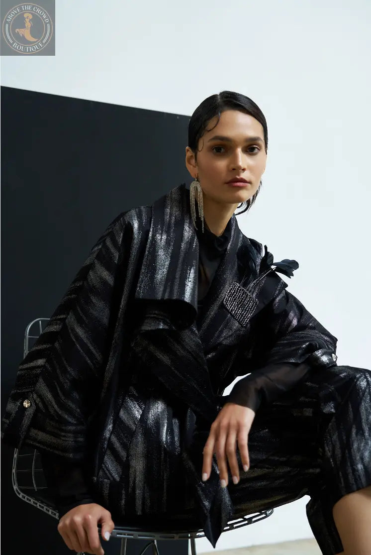 Bize Printed Jacket 24W-BK8213 Bize