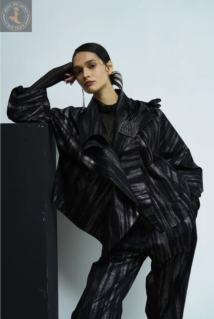 Bize Printed Jacket 24W-BK8213 Bize