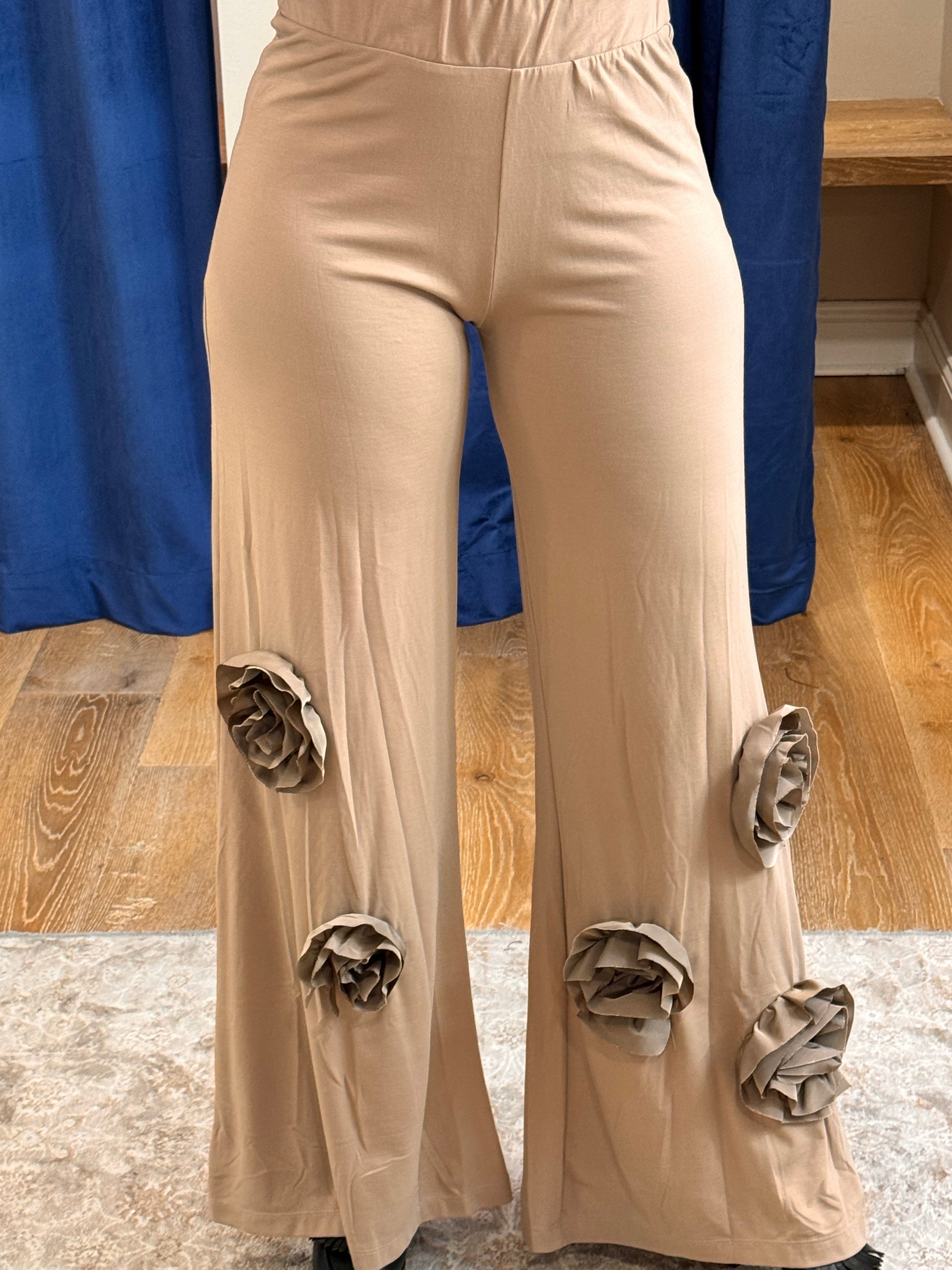 Bize Rose Motif Pants BZE5503 Bize