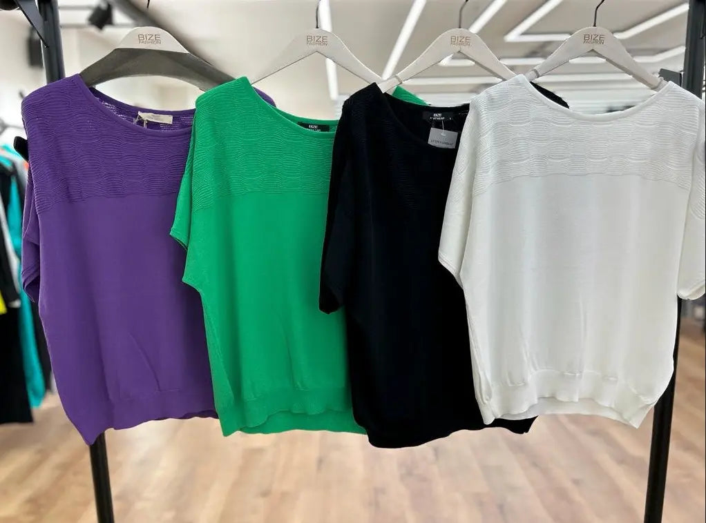 Bize Short Sleeve Sweater BZE0122 Bize