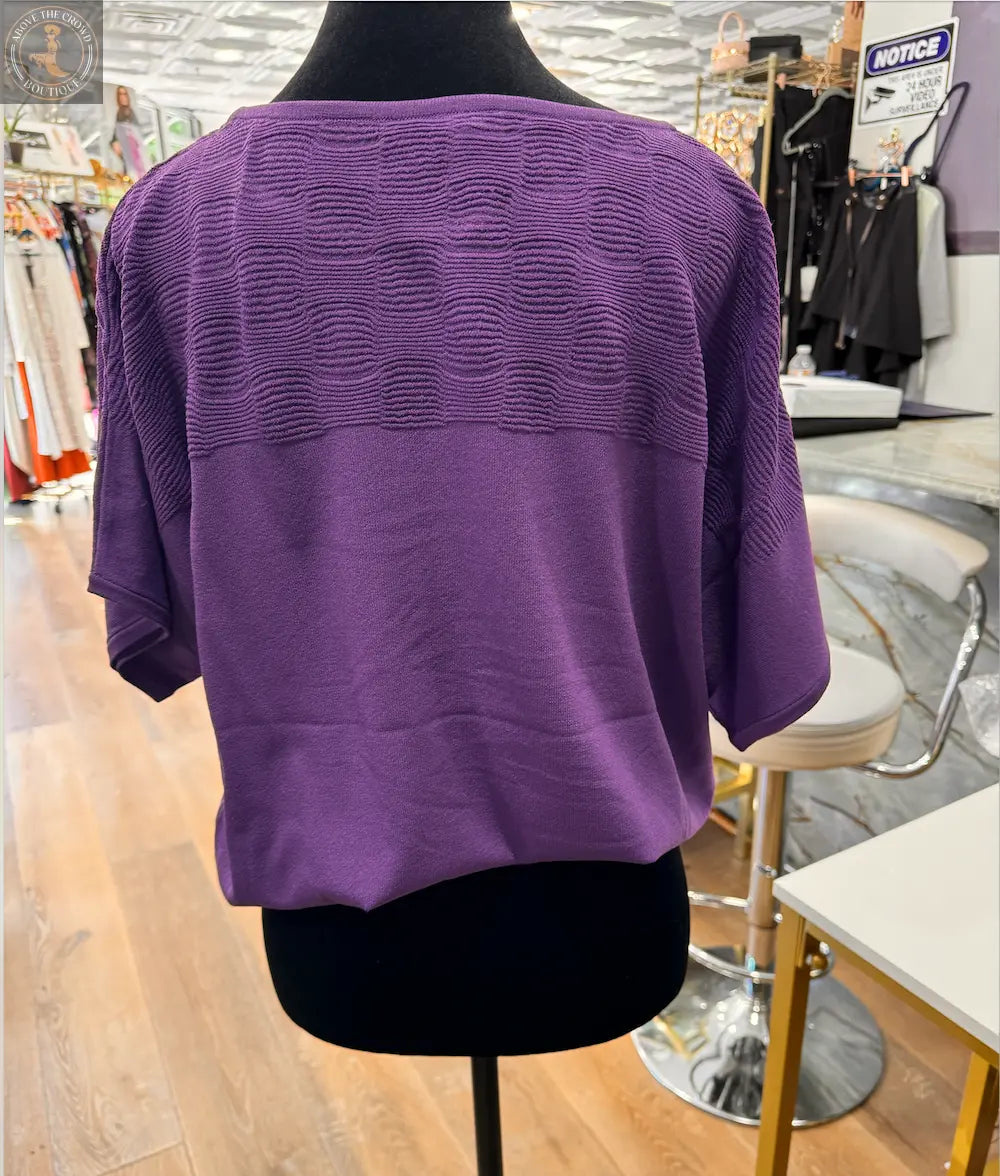 Bize Short Sleeve Sweater BZE0122 Bize