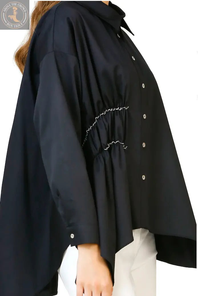 Bize Side Pleated Shirt 24W-BZ104 Bize