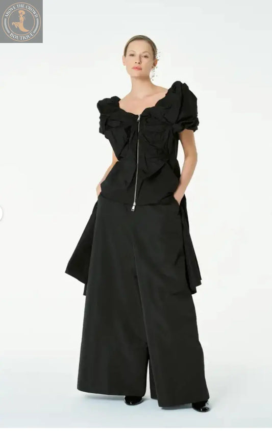 Bize Tuffeta Sculpted Zip-Front Tunic Bize