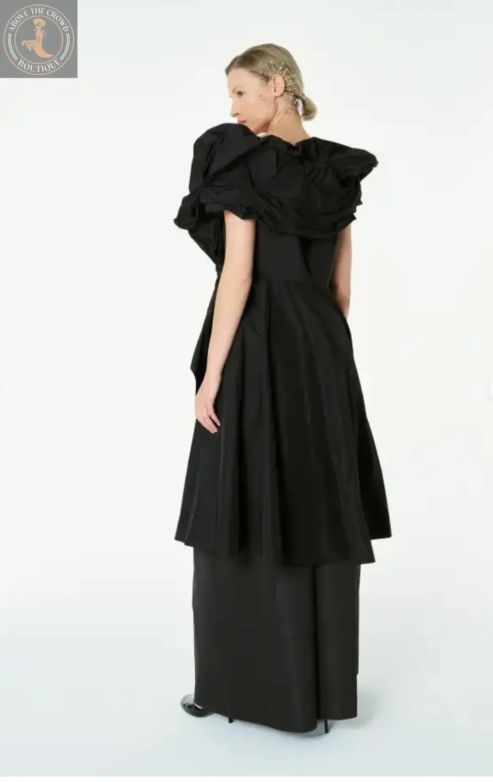 Bize Tuffeta Sculpted Zip-Front Tunic Bize