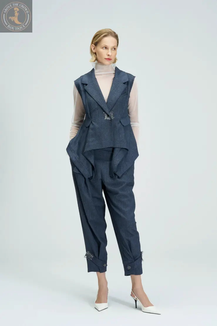 Bize Vest with Front Detail 24W-BC5003 Bize