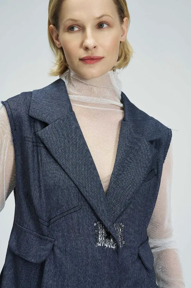 Bize Vest with Front Detail 24W-BC5003 Bize