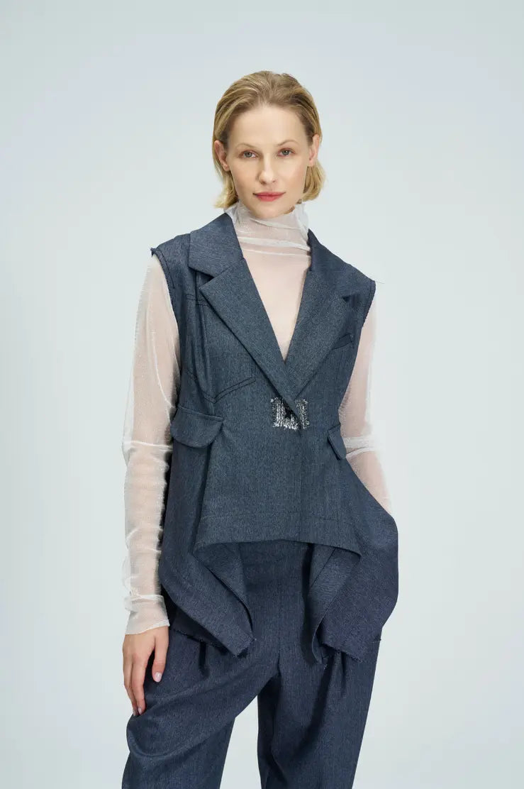 Bize Vest with Front Detail 24W-BC5003 Bize