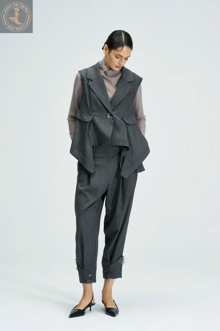 Bize Vest with Front Detail 24W-BC5003 Bize