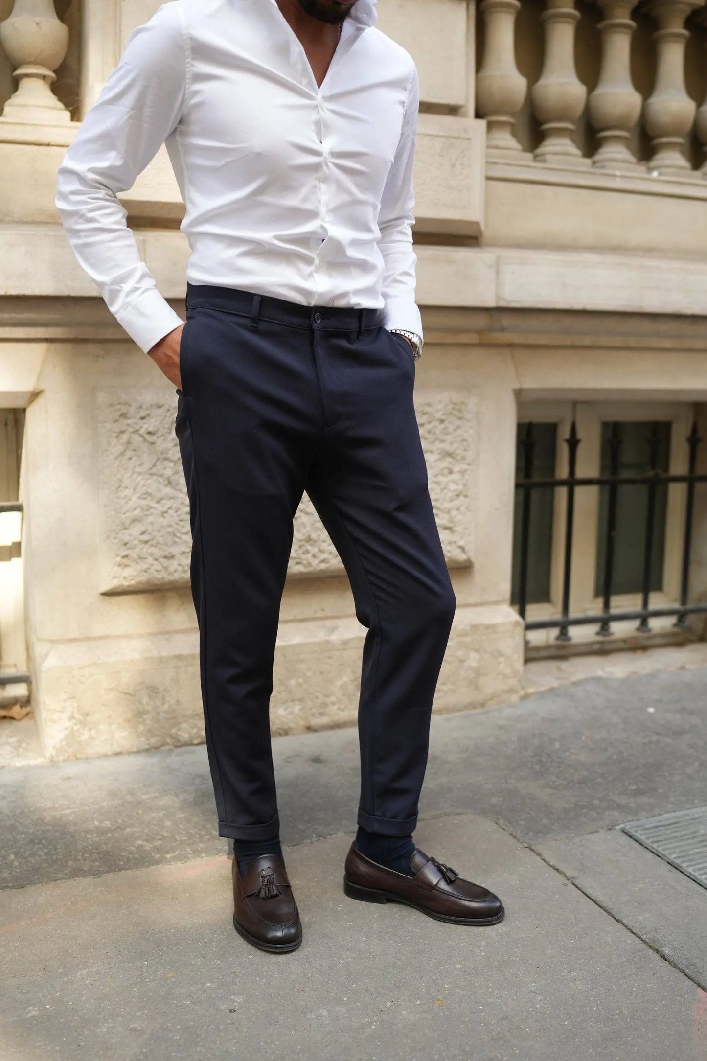 Blue Chino Men Navy Pants 620342 DONATO