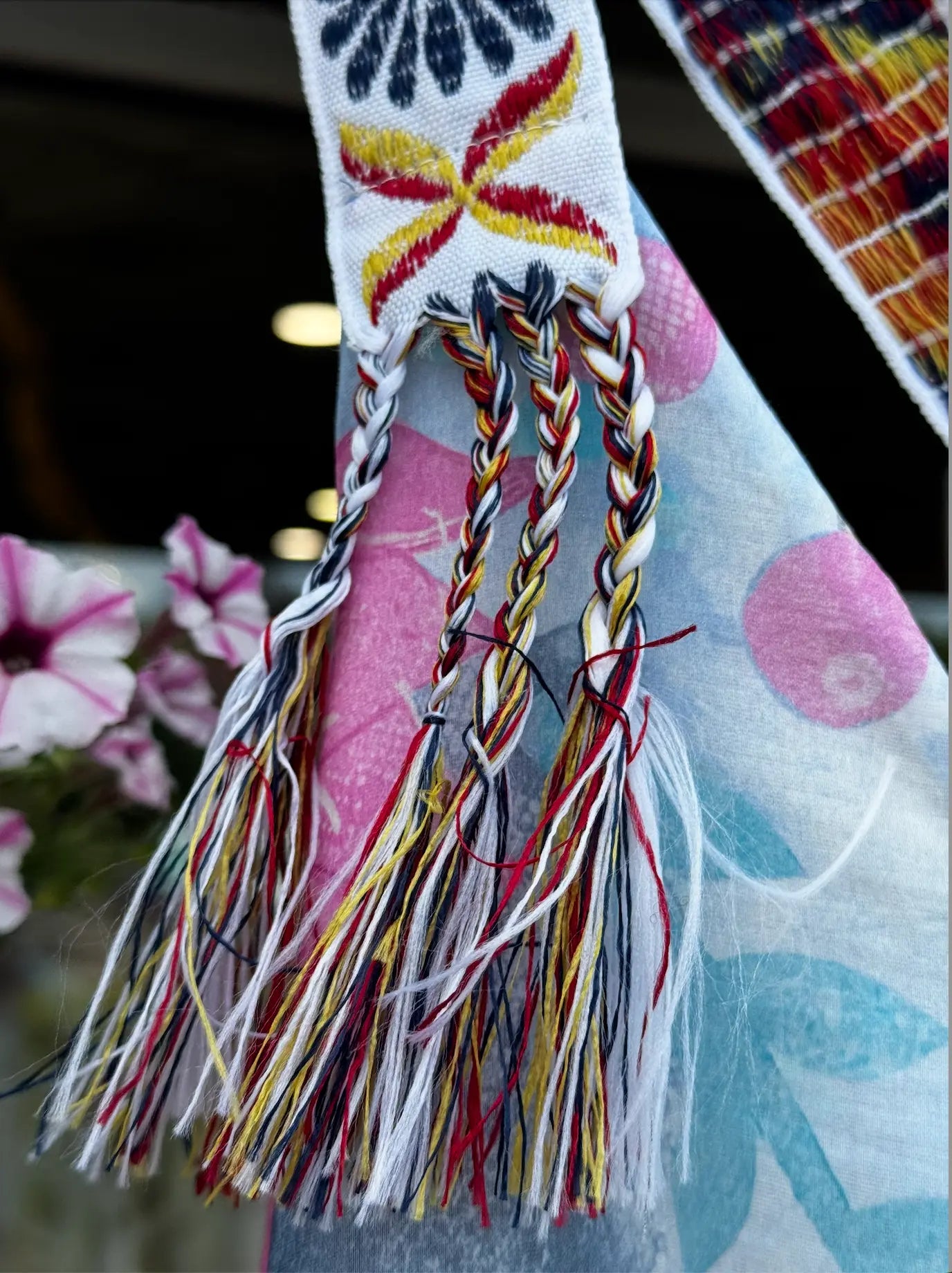 Bohemian Maxi Dress - Artisan Embroidered Straps, Floral Print - Above The Crowd Boutique Karma