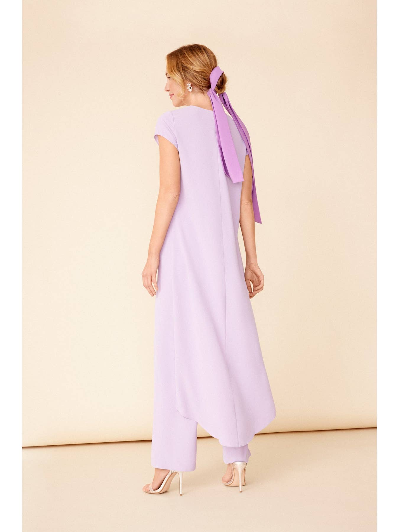 Bruna Maca Plus Pants Lisa Lilac Women Pants Set Bruna