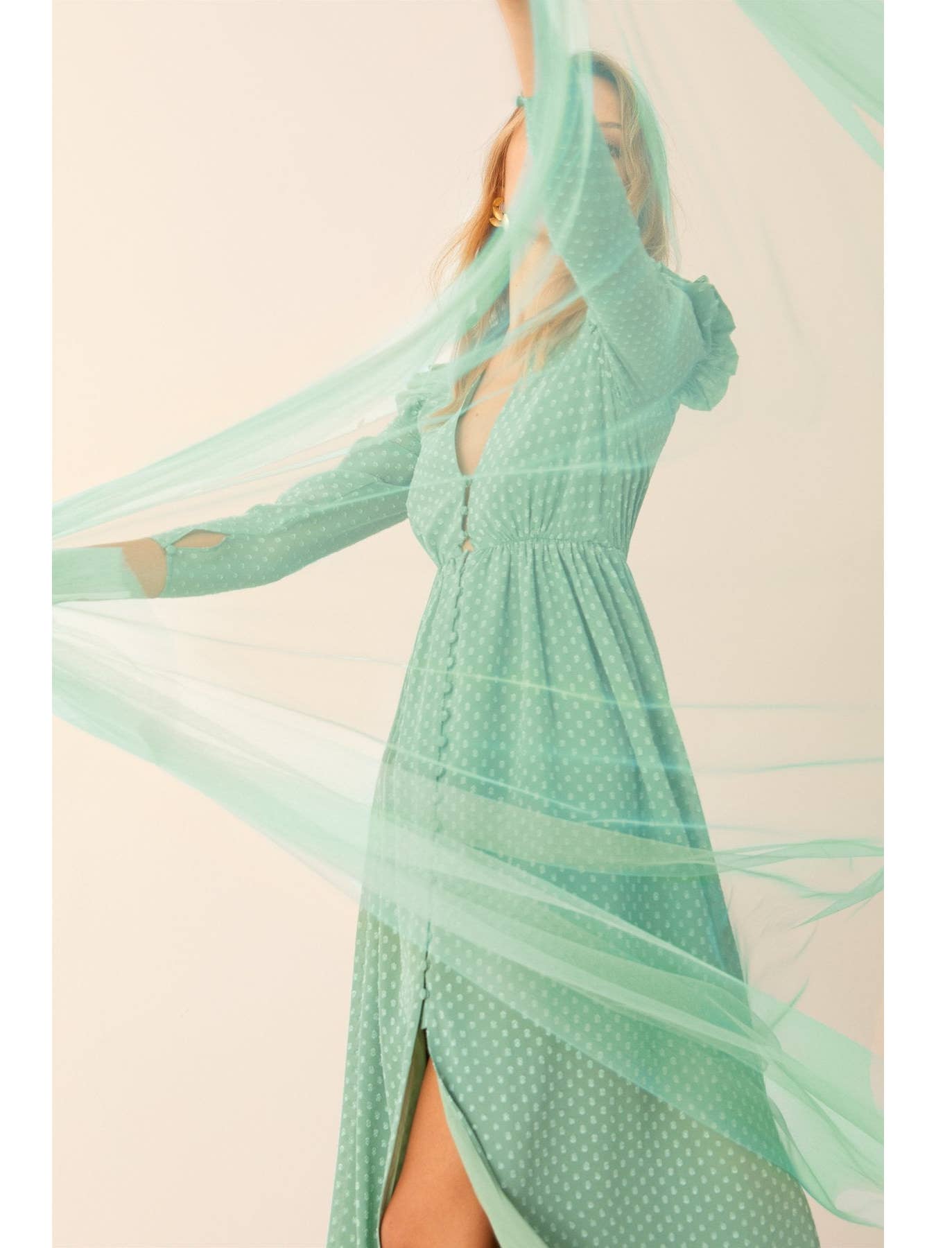 Bruna Tami Green Dress Bruna