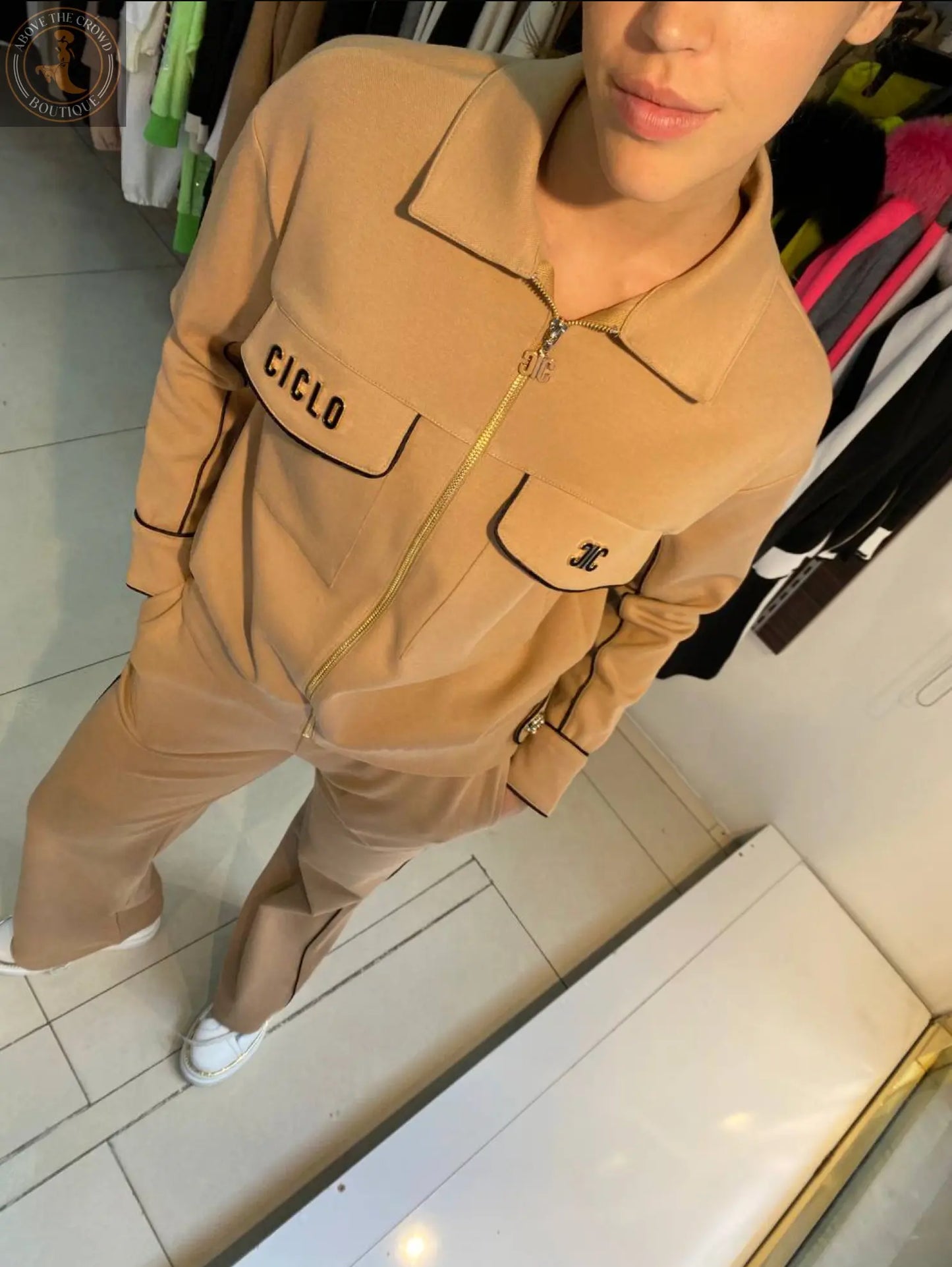 “CICLO” Two-Piece Suit - Above the Crowd Boutique